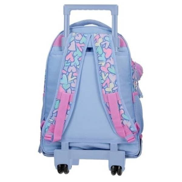 Ranac za školu MOVOM Best wishes sa točkićima 43cm ljubičasta 2