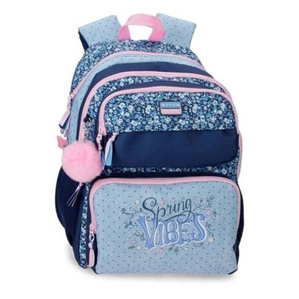 Ranac za školu MOVOM Spring vibes 45cm plavi 0