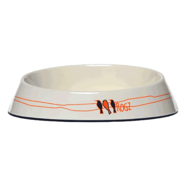 ROGZ Ivory birds on wire melamin posuda za mace 200ml 0