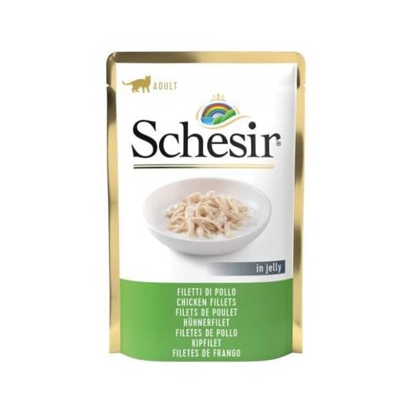 SCHESIR hrana za mačke žele piletina 85g 0
