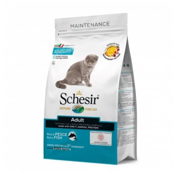 SCHESIR Maintenance adult hrana za mačke riba 1,5kg 0