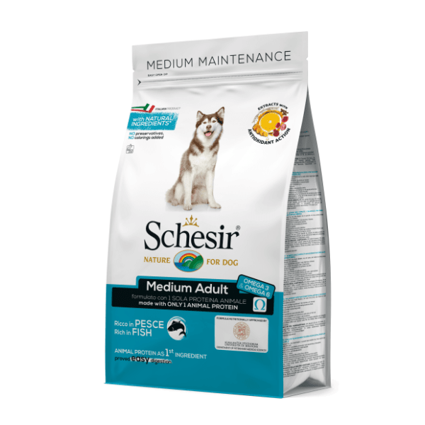 SCHESIR Maintenance medium adult hrana za pse riba 3kg 0