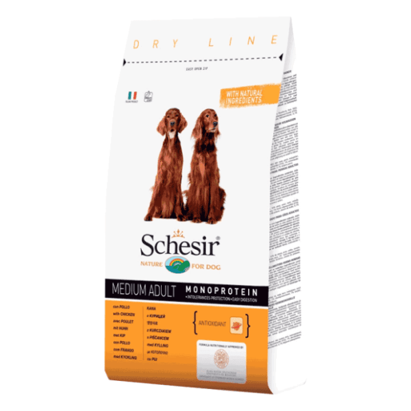 SCHESIR Medium adult hrana za pse piletina 12kg 0