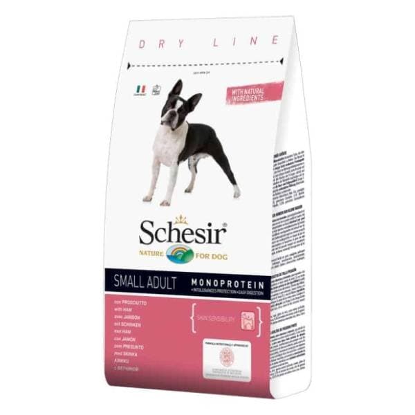 SCHESIR Small adult hrana za pse šunka 2kg 0