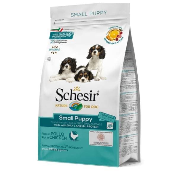 SCHESIR Small puppy hrana za štence 800g 0