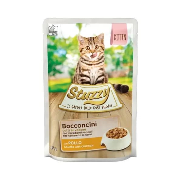 STUZZY Kitten komadići mesa u sosu za mačiće 85g 0