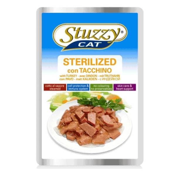 STUZZY komadići mesa u sosu za sterilisane mačke 100g 0