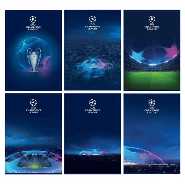 Sveska A4 linije UEFA 54lista 1kom 0