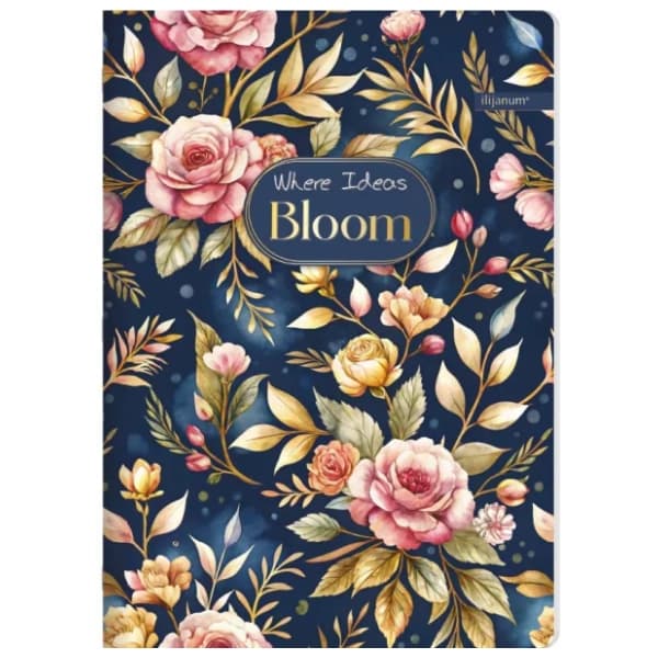 Sveska A5 dikto ILIJANUM bloom 52lista 1kom 0