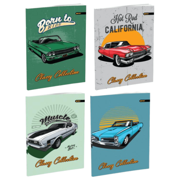 Sveska A5 karo SPIRIT Old Cars 52lista 1kom 0