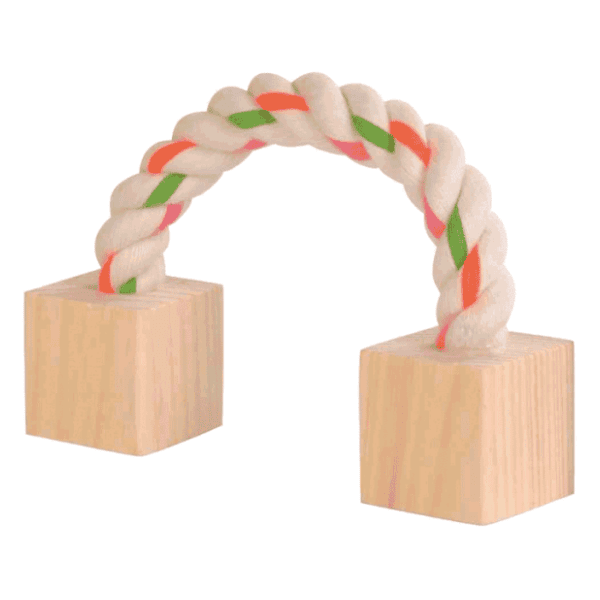 TRIXIE igračka sa užetom i dve kockice 0
