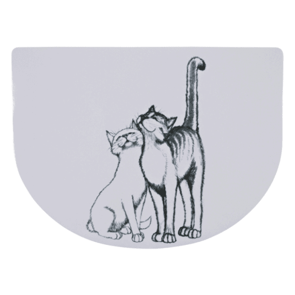 TRIXIE Pussy cat plastična podloga za posude 0