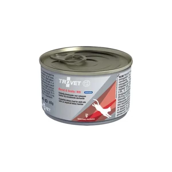 TROVET Renal & oxalate hrana za mačke piletina 100g 0