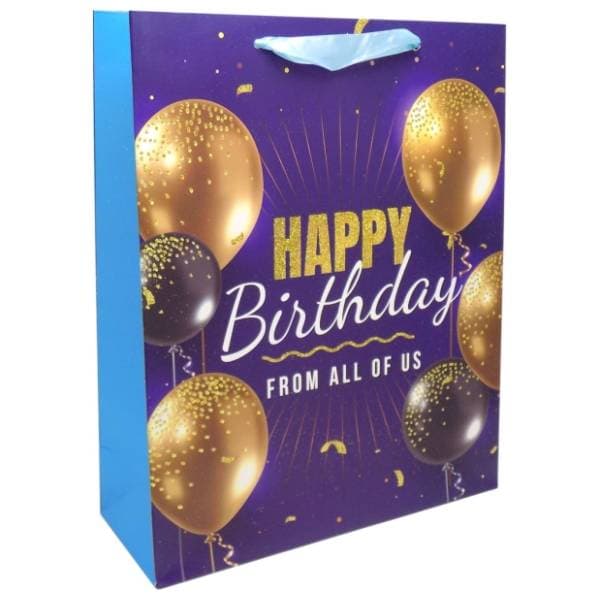 Ukrasna kesa M OPTIMUM Happy Birthday & Christmas 1kom 2