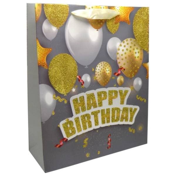 Ukrasna kesa M OPTIMUM Happy Birthday & Christmas 1kom 0
