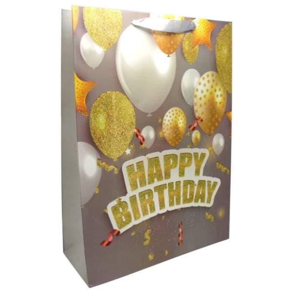 Ukrasna kesa XL OPTIMUM Happy birthday baloni 1kom 0