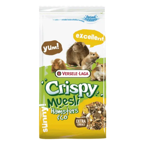 VERSELE LAGA Crispy muesli hamsters & co hrana za hrčka 400g 0