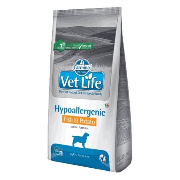 VET LIFE Hypoallergenic hrana za pse fish & potato 12kg 0