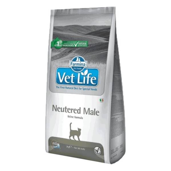 VET LIFE Neutered male hrana za mačke 2kg 0