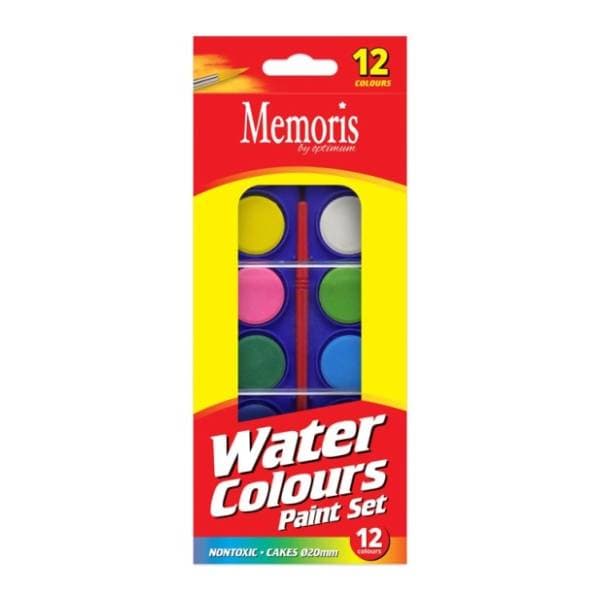 Vodene boje MEMORIS 12kom 0