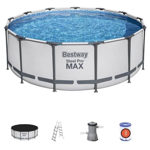BESTWAY bazen sa pumpom 396x122cm Steel Pro MAX 1