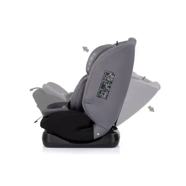 CHIPOLINO auto sedište Mondial I-Size (40-150cm) tamnosivo 2
