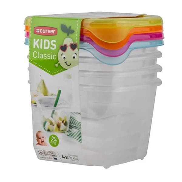 CURVER kutija za hranu Kids 4x0,45l 0