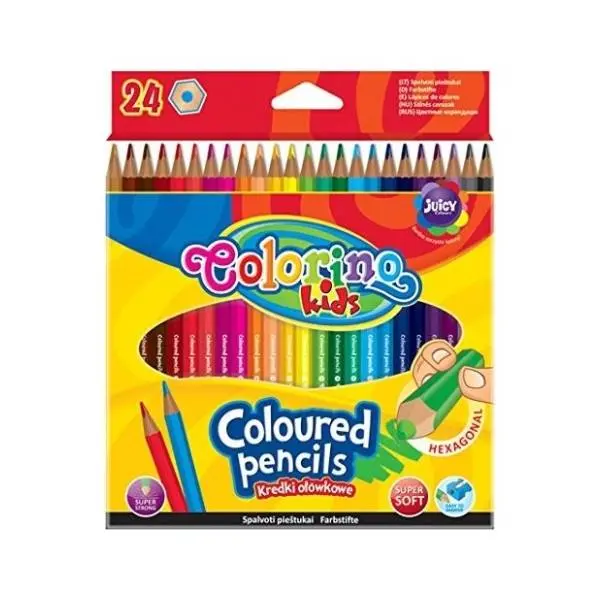 Drvene bojice COLORINO 24kom 0