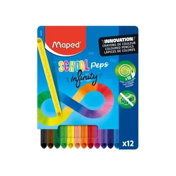 Drvene bojice MAPED infinity 12kom 0
