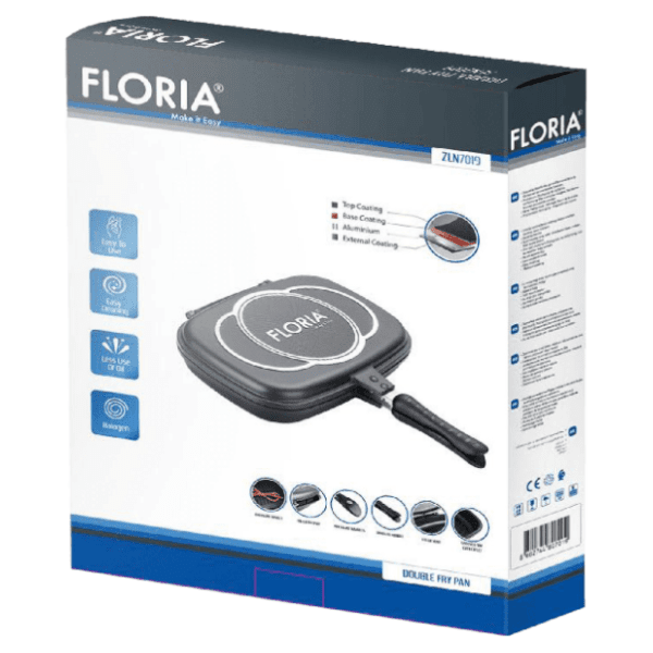 FLORIA dvostruki grill tiganj ZLN7019 2