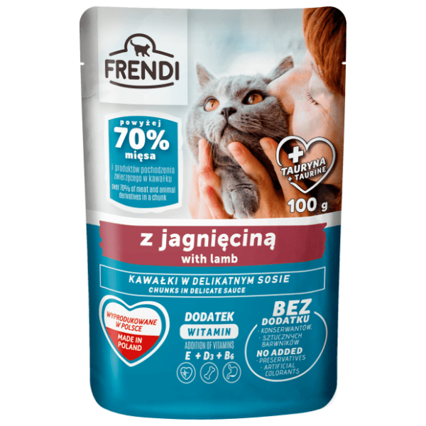 FRENDI hrana za mačke jagnjetina 100g 0