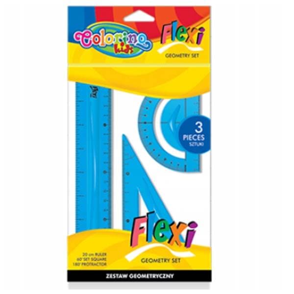 Geometrijski set COLORINO Flexi 3kom 0