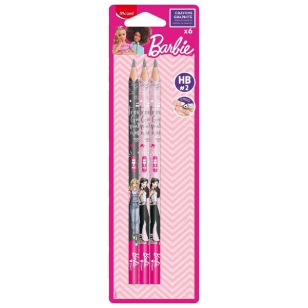 Grafitna olovka MAPED barbie blister 6kom 0