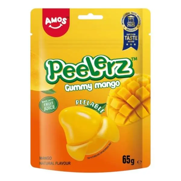 Gumene bombone AMOS Peelerz mango 65g 0