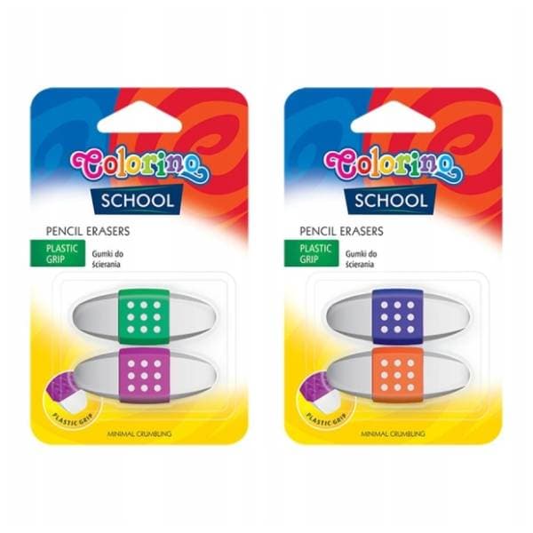 Gumica COLORINO sa plastičnim držačem 2kom 0