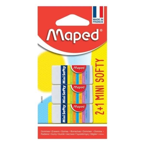 Gumica MAPED mini softy 3kom 0