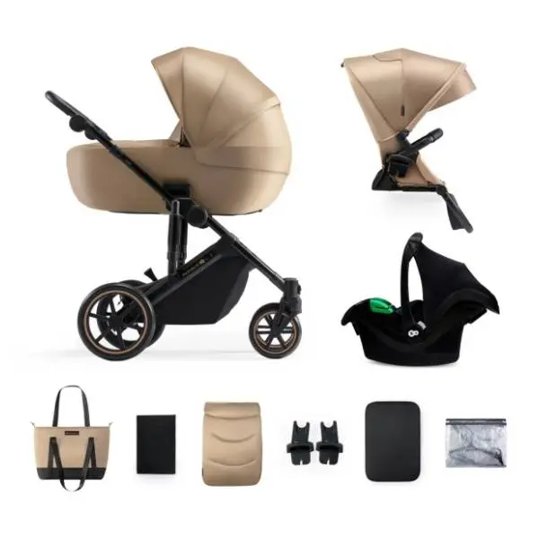 KINDERKRAFT kolica za bebe 3u1 Prime2 pro beige 1