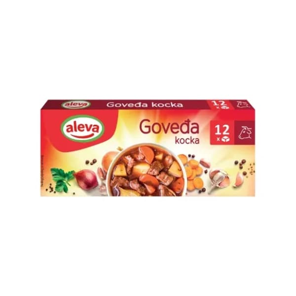 Kocka za supu ALEVA goveđa 120g 0
