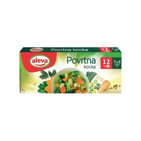 Kocka za supu ALEVA povrtna 120g 0