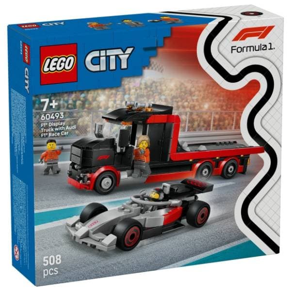 LEGO City kamion za izlaganje sa Audi F1 trkačkim automobilom 60493 0