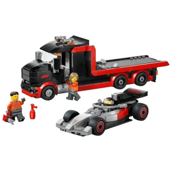 LEGO City kamion za izlaganje sa Audi F1 trkačkim automobilom 60493 1