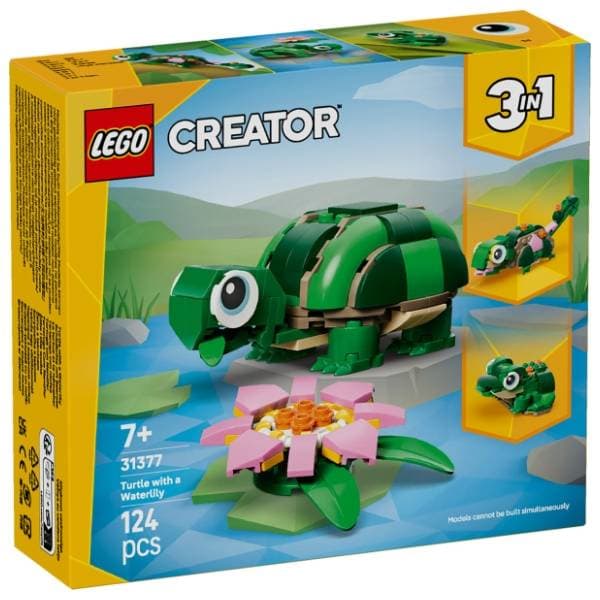 LEGO Creator 3u1 kornjača i cvet lokvanja 31377 0