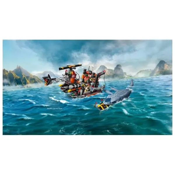 LEGO Jurassic World napad mosasaurusa na brod 77983 2