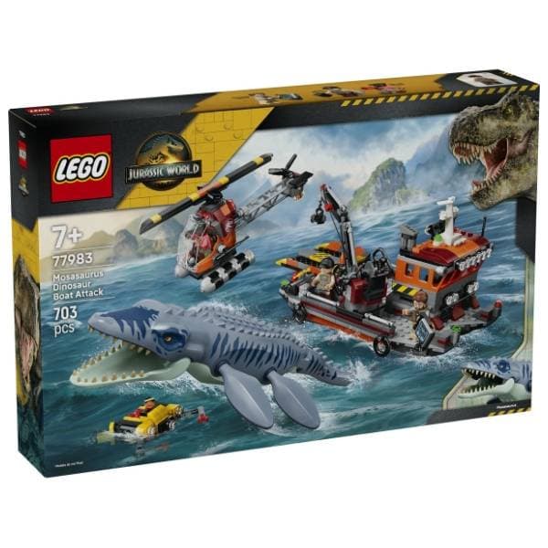 LEGO Jurassic World napad mosasaurusa na brod 77983 0