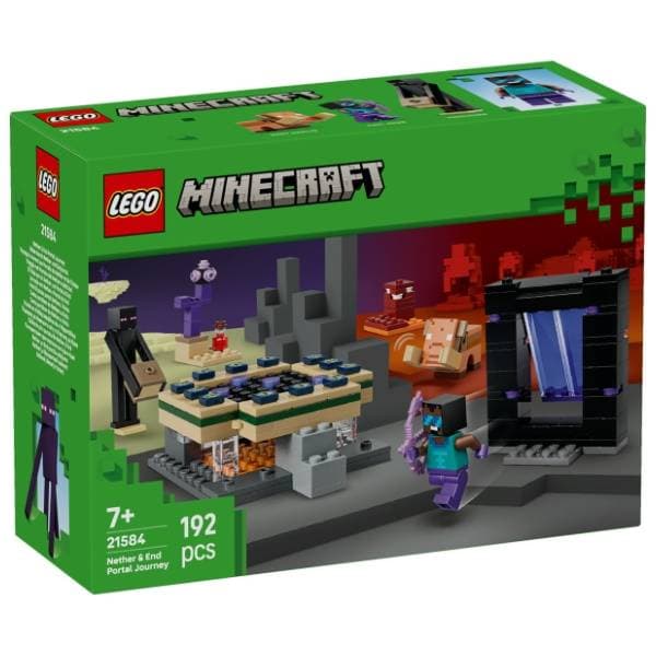 LEGO Minecraft putovanje kroz Neder i End portala 21584 0