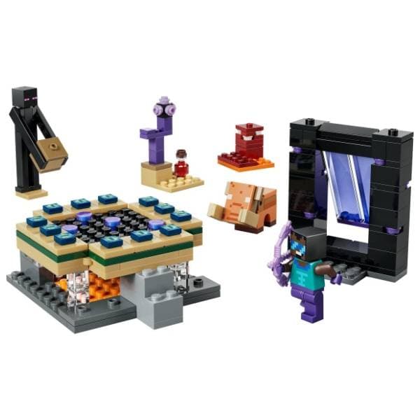 LEGO Minecraft putovanje kroz Neder i End portala 21584 1