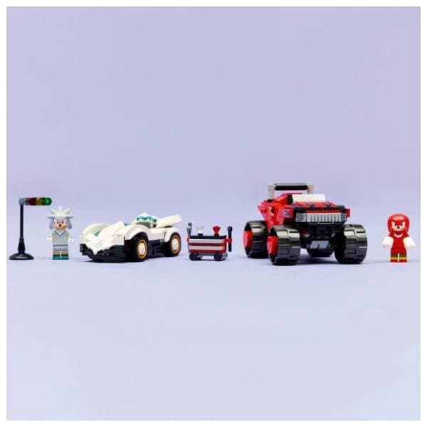 LEGO Sonic Silver automobil protiv Naklsa čudovišni kamion 77118 3