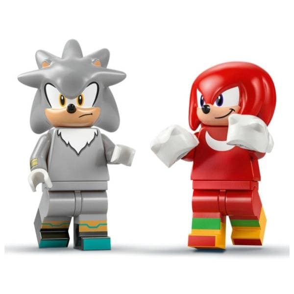 LEGO Sonic Silver automobil protiv Naklsa čudovišni kamion 77118 2