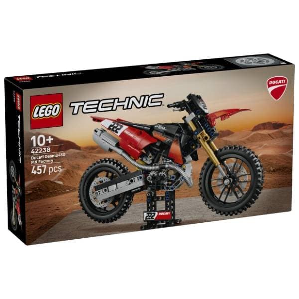 LEGO Technic Ducati Desmo450 MX Factory motocikl 42238 0