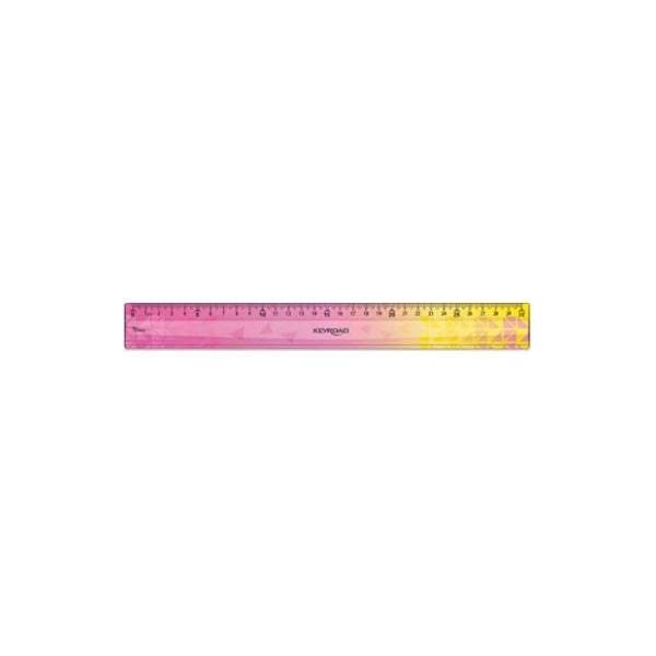 Lenjir KEYROAD dugine boje 30cm 0
